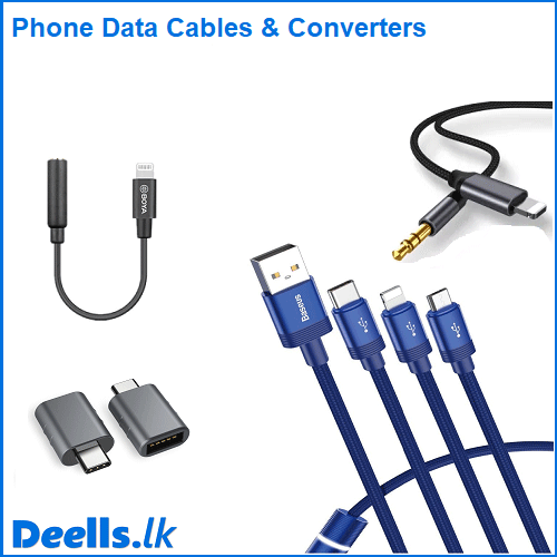 Phone Data Cables & Converters - Deells.lk (Sri Lanka)